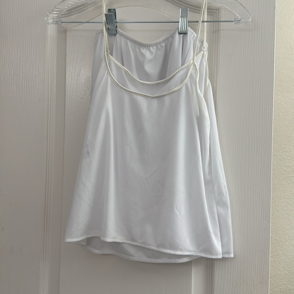 White half slip & camisole